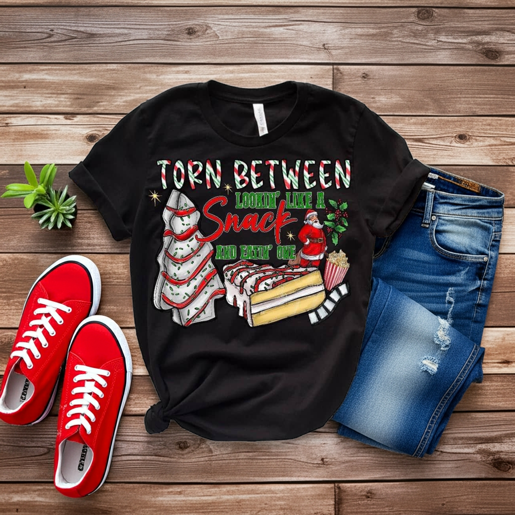 Torn Between Lookin Like a Snack and Eatin One tshirt