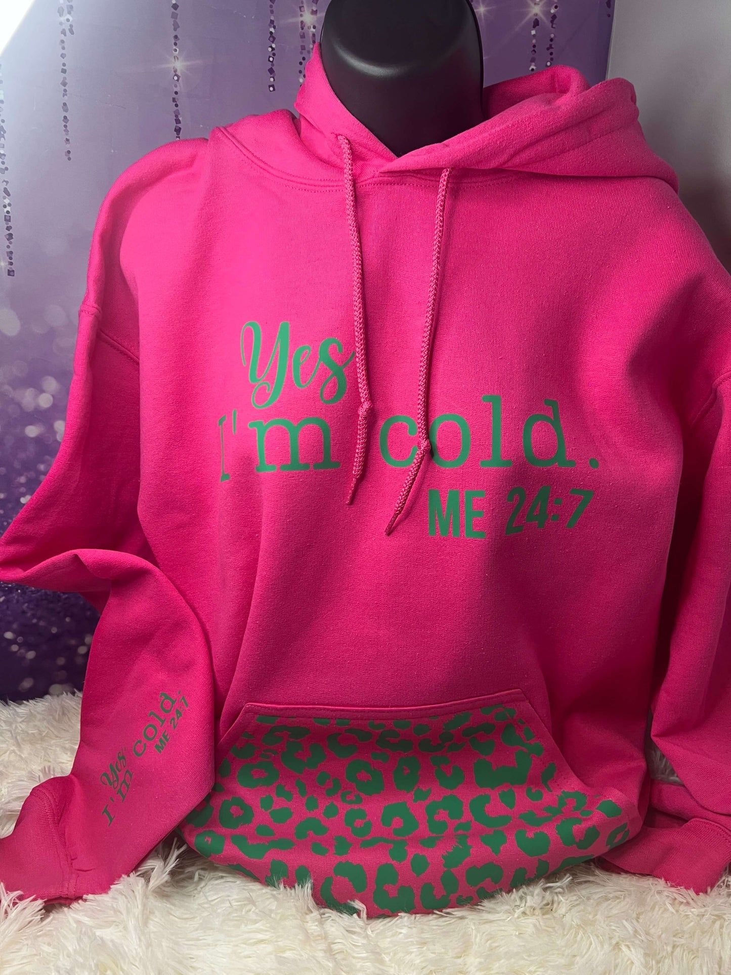Yes I’m Cold hoodie