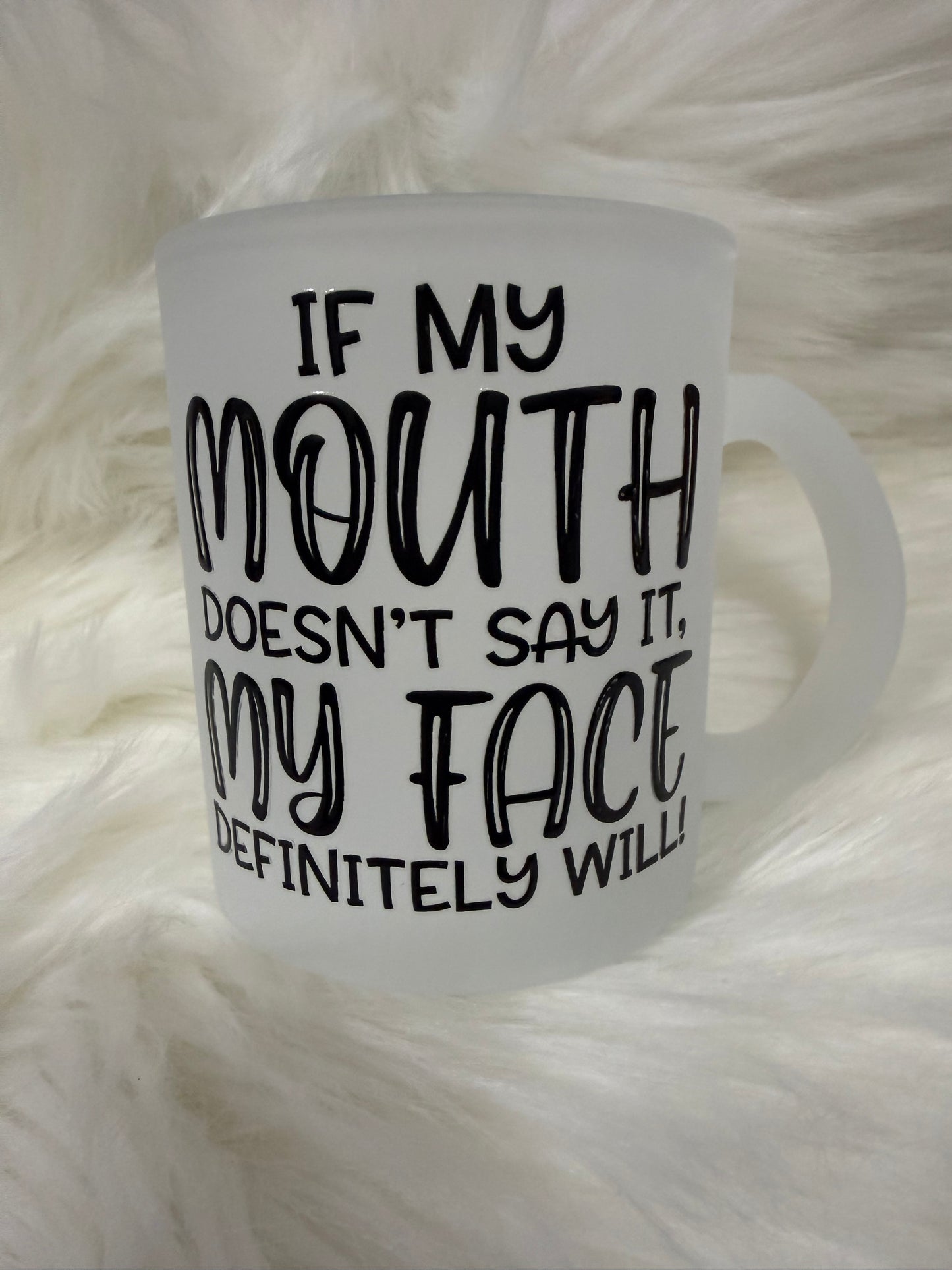 Mouth Don’t Say it But Face Will mug