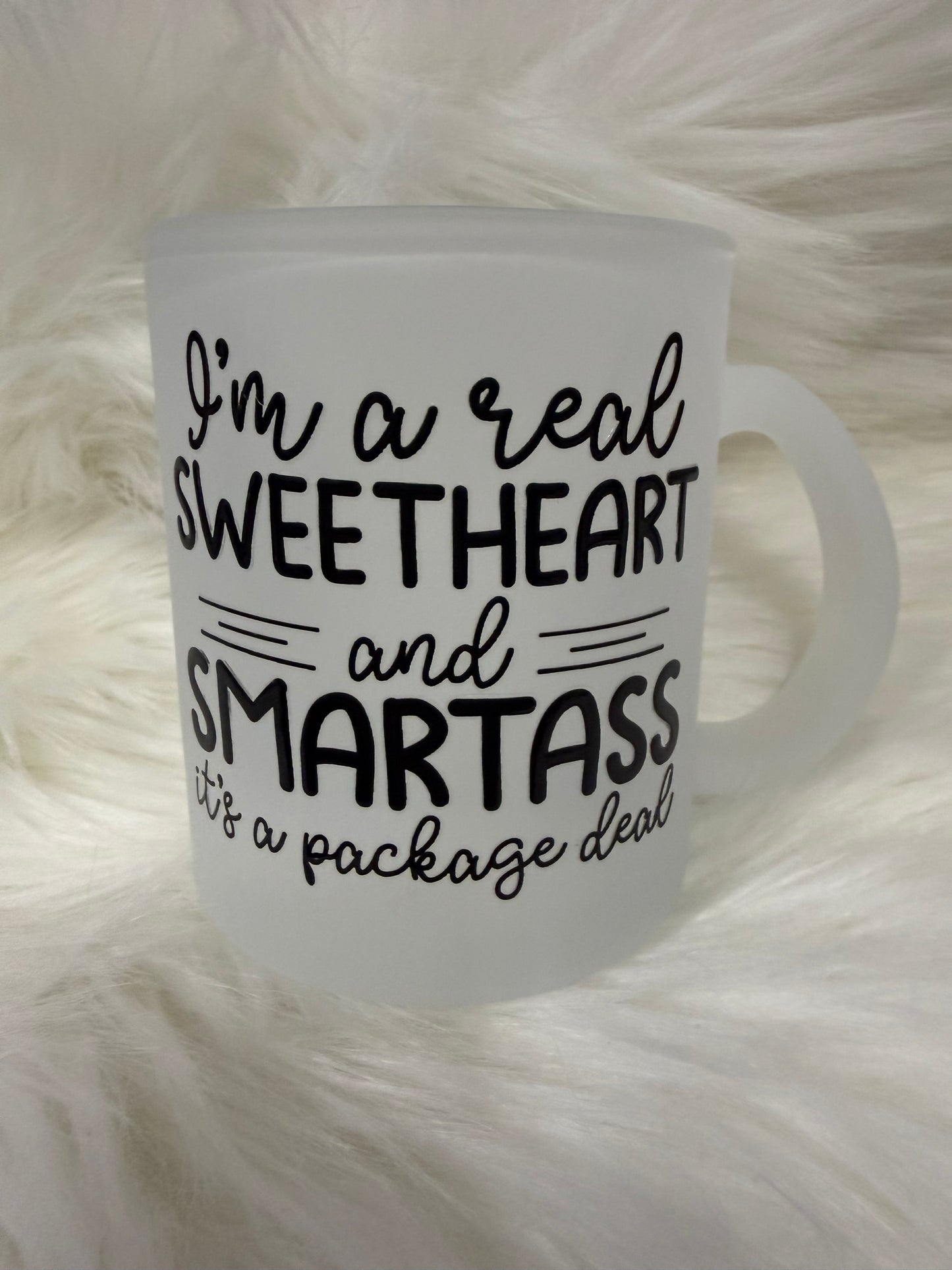 Sweetheart and Smartass mug