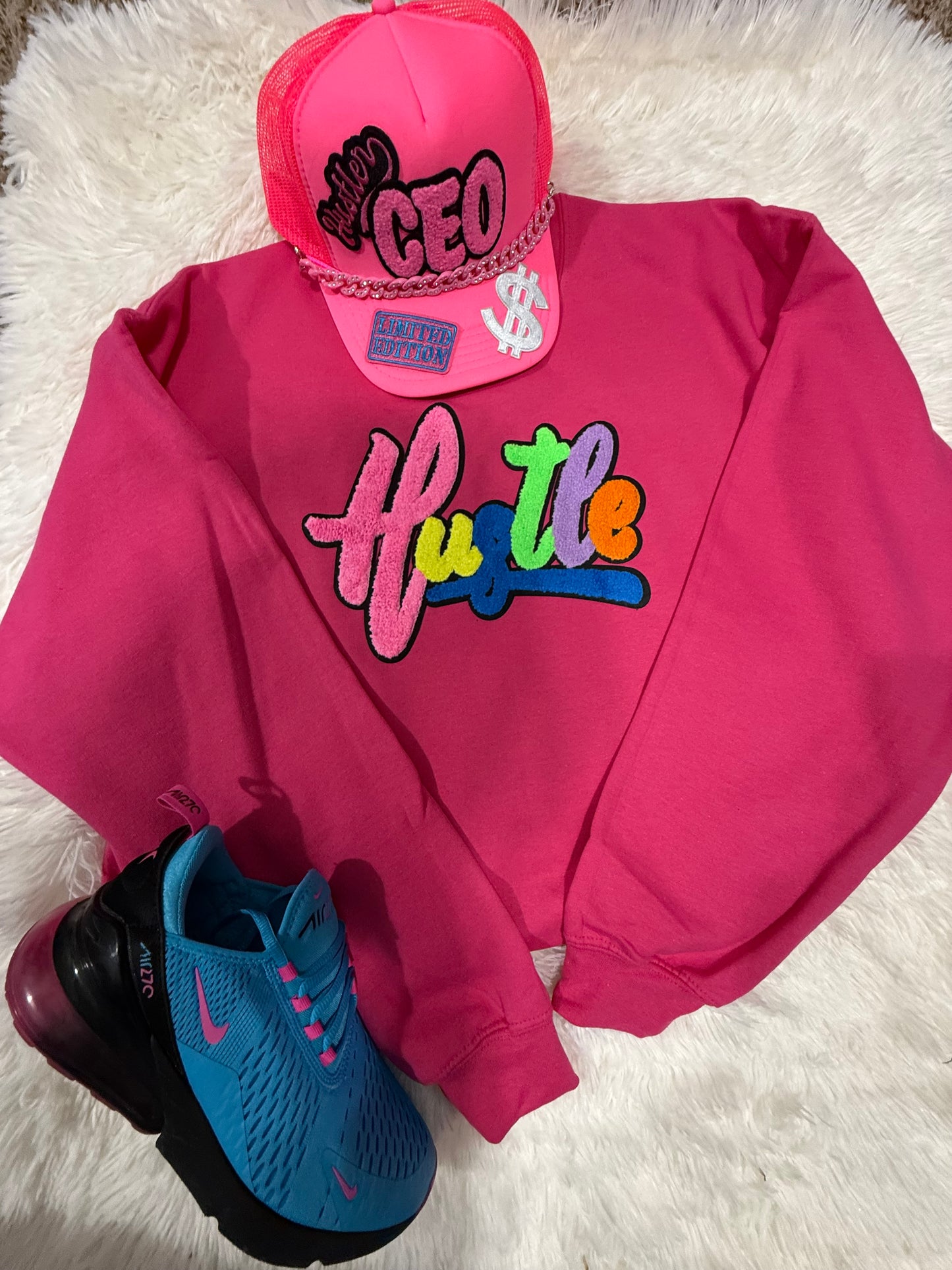 Hustle CEO Sweatshirt and Hat