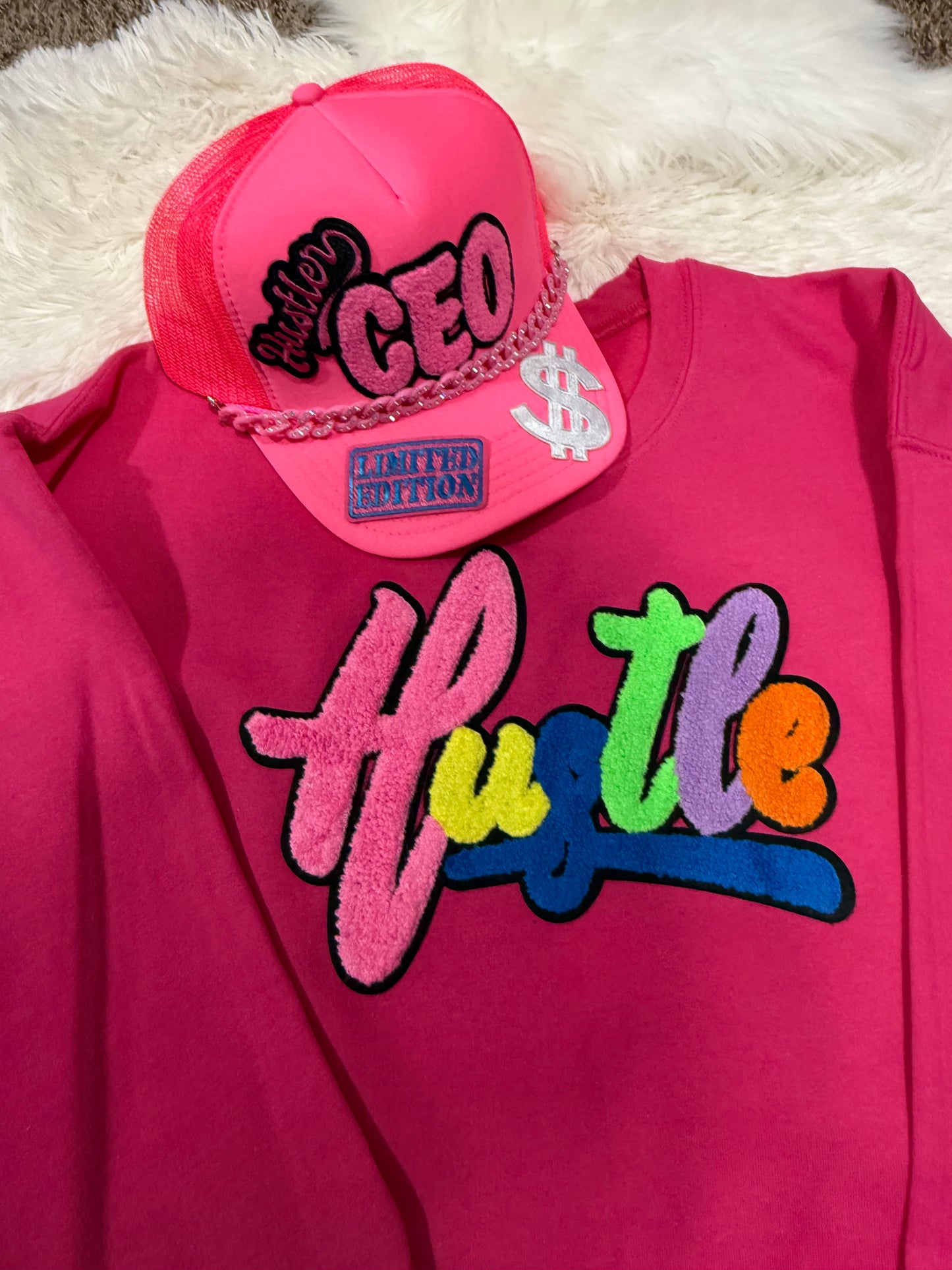 Hustle CEO Sweatshirt and Hat