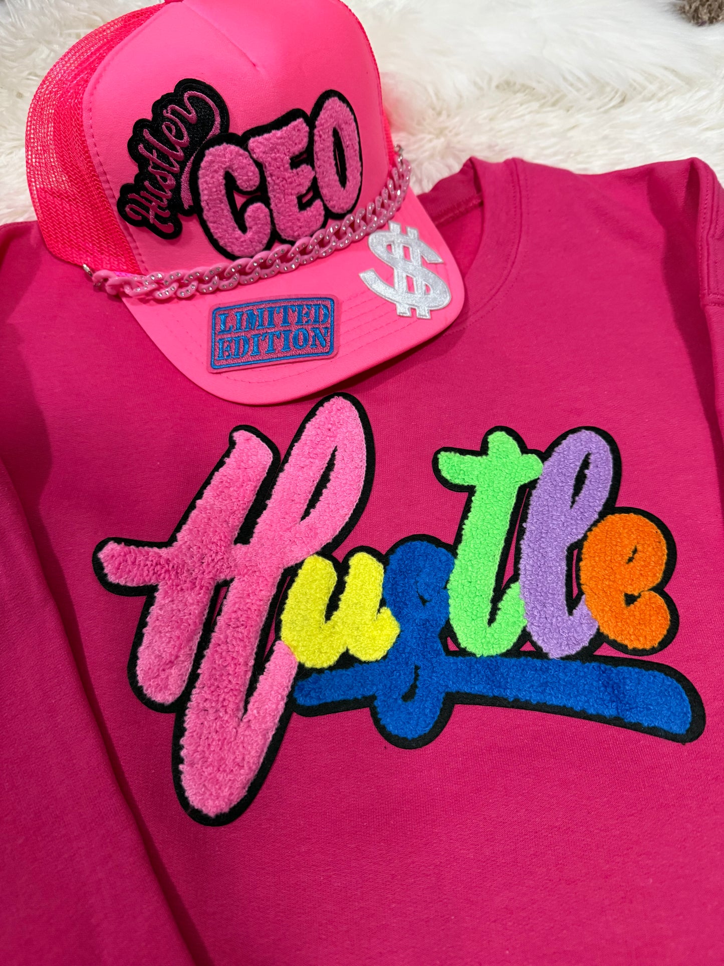 Hustle CEO Sweatshirt and Hat