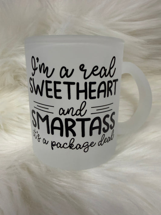 Sweetheart and Smartass mug