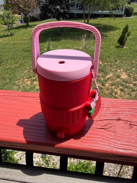 Can Cooler-Strawberry Themed