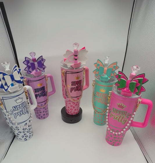 Sippin Pretty Purse Tumbler