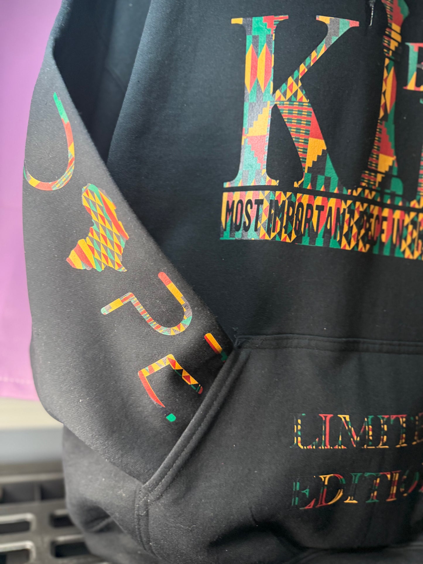 Black King hoodie