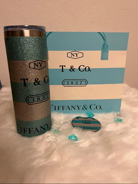 T and Co inspired tumbler set